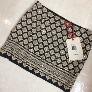 Chelsea & Violet Embroidered Jewels Skirt